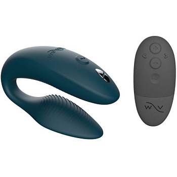 1-8 W-V Вибромассажер для пар Sync 2 We-Connect зеленый
