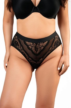 6053 BLK Трусики кружевные XL/XXL