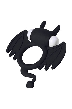 782016 Эрекционное кольцо Cocky Devil черное
