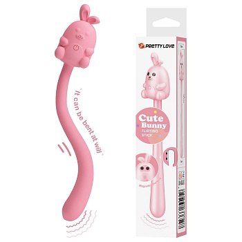 500033 Минивибромассажер Cute Bunny розовый